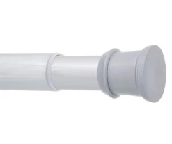 Chrome Fashion Shower Rod, (42" - 72")