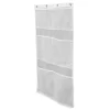White Mesh 6-Pocket Bath Organizer