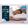 White Washable Cooling Gel Memory Foam Pillows, 2-Pack