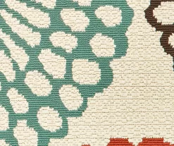 Somerville Beige Round Outdoor Area Rug, (7'10") -Home Decor Store 810413031 4