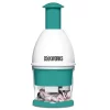 White & Aqua Mini Hand Chopper