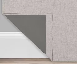 Anya Linen Blackout Rod Pocket Curtain Panel Pair, (63") -Home Decor Store 810442243 3