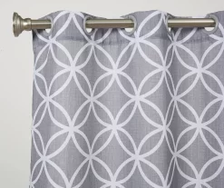Emma Star Circle EZ Hang Fabric Shower Curtain -Home Decor Store 810459103 2