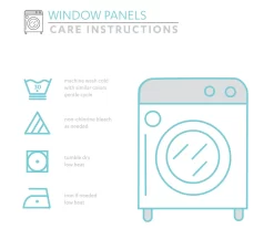 Evelyn Medallion Gray & White Room-Darkening Rod Pocket Curtain Panel Pair, (95") -Home Decor Store 810468104 4