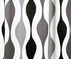 Mid-Century Geo Room-Darkening Back Tab Curtain Panel Pair -Home Decor Store 810468206 4