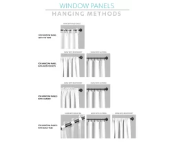 Mid-Century Geo Room-Darkening Back Tab Curtain Panel Pair -Home Decor Store 810468206 6