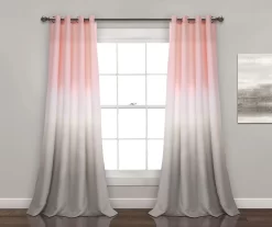 Umbre Fiesta Ombre Room-Darkening Grommet Curtain Panel Pair