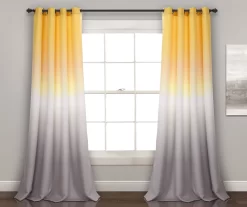 Umbre Fiesta Ombre Room-Darkening Grommet Curtain Panel Pair -Home Decor Store 810468226