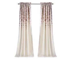 Weeping Flowers Purple & Gray Room-Darkening Rod Pocket Curtain Panel Pair, (84") 11 Weeping Flowers Purple & Gray Room-Darkening Rod Pocket Curtain Panel Pair, (84") -Home Decor Store 810468241 5
