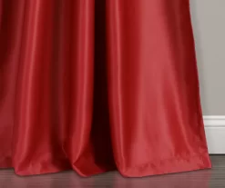 Weeping Flowers Red Room-Darkening Rod Pocket Curtain Panel Pair, (84") -Home Decor Store 810468242 3