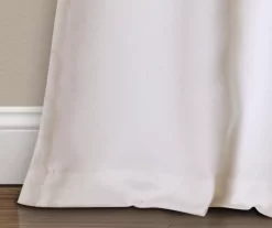 Weeping Flowers Yellow & Gray Room-Darkening Rod Pocket Curtain Panel Pair, (84") -Home Decor Store 810468244 3