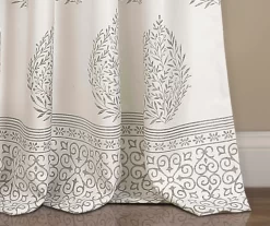 Teardrop Leaf Room-Darkening Back Tab Curtain Panel Pair -Home Decor Store 810468292 3