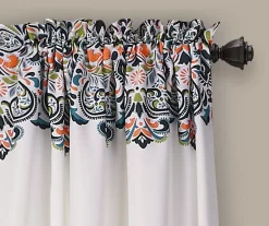 Clara Paisley Room-Darkening Rod Pocket Curtain Panel Pair -Home Decor Store 810468304 1