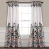 Clara Paisley Room-Darkening Rod Pocket Curtain Panel Pair