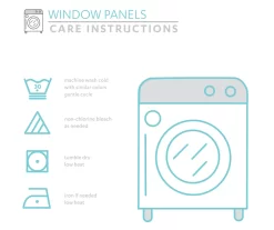 Clara Paisley Room-Darkening Rod Pocket Curtain Panel Pair -Home Decor Store 810468305 6