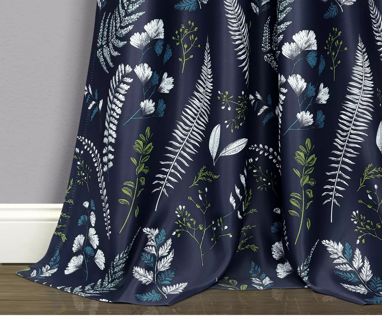 Devonia Allover Floral Room-Darkening Rod Pocket Curtain Panel Pair 18 Devonia Allover Floral Room-Darkening Rod Pocket Curtain Panel Pair - Image 18