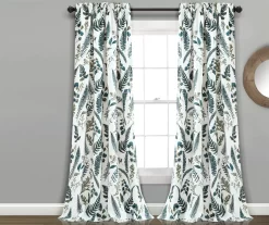 Devonia Allover Floral Room-Darkening Rod Pocket Curtain Panel Pair 23 Devonia Allover Floral Room-Darkening Rod Pocket Curtain Panel Pair -Home Decor Store 810468319