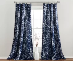 Forest Room-Darkening Rod Pocket Curtain Panel Pair