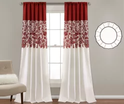 Estate Garden Room-Darkening Rod Pocket Curtain Panel Pair -Home Decor Store 810468436