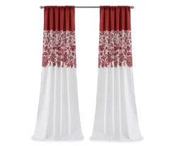 Estate Garden Room-Darkening Rod Pocket Curtain Panel Pair -Home Decor Store 810468437 7