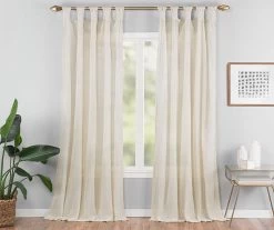 Vue Priya Semi-Sheer Tab Top Curtain Panel -Home Decor Store 810474071 1