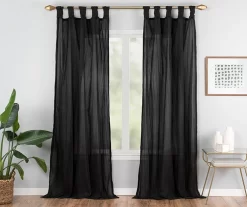 Vue Priya Semi-Sheer Tab Top Curtain Panel -Home Decor Store 810474072 1