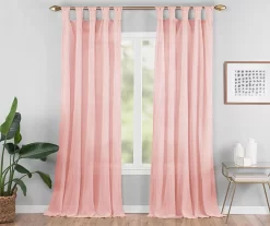 Vue Priya Semi-Sheer Tab Top Curtain Panel -Home Decor Store 810474073 1