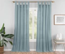 Vue Priya Semi-Sheer Tab Top Curtain Panel -Home Decor Store 810474121 1