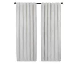 Harper Snow Velvet Blackout Rod Pocket Curtain Panel, (95") 12 Harper Snow Velvet Blackout Rod Pocket Curtain Panel, (95") -Home Decor Store 810474943 4