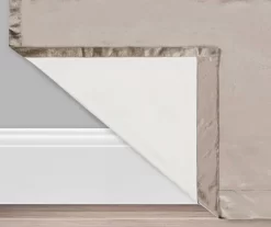 Harper Mushroom Velvet Blackout Rod Pocket Curtain Panel, (108") 11 Harper Mushroom Velvet Blackout Rod Pocket Curtain Panel, (108") -Home Decor Store 810474950 3