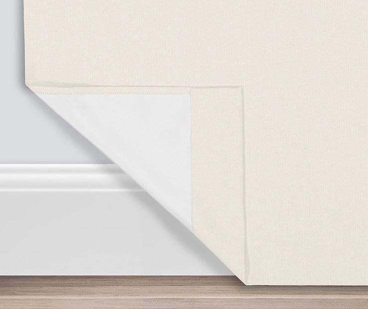 Gabriella Ivory Blackout Grommet Curtain Panel, (84") 3 Gabriella Ivory Blackout Grommet Curtain Panel, (84") - Image 3