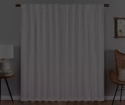 Nora Crochet White Blackout Rod Pocket Curtain Panel, (95") 14 Nora Crochet White Blackout Rod Pocket Curtain Panel, (95") -Home Decor Store 810475286 6