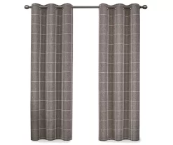 Peconic Chocolate Blackout Grommet Curtain Panel, (84") 12 Peconic Chocolate Blackout Grommet Curtain Panel, (84") -Home Decor Store 810475298 4