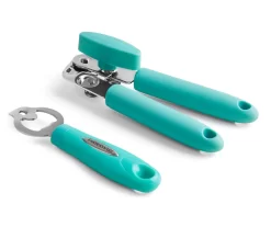 Teal Can & Bottle Opener Set