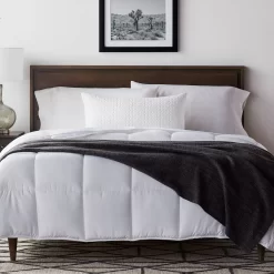 Fiber & Shredded Memory Foam Pillow With Zippered Inner Cover, 2-Pack -Home Decor Store 810490768 6