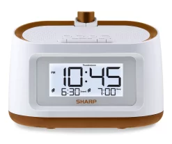 Sharp Digital Projection Dual Alarm Clock