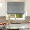 Gray Blackout Cordless Roman Shade