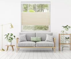 Light Tan Light-Filtering Cordless Cellular Shade