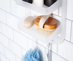 Frosted Hanging Shower Caddy -Home Decor Store 810504132 5