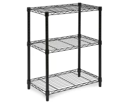 Black 3-Tier Adjustable Shelving Unit -Home Decor Store 810505130 4