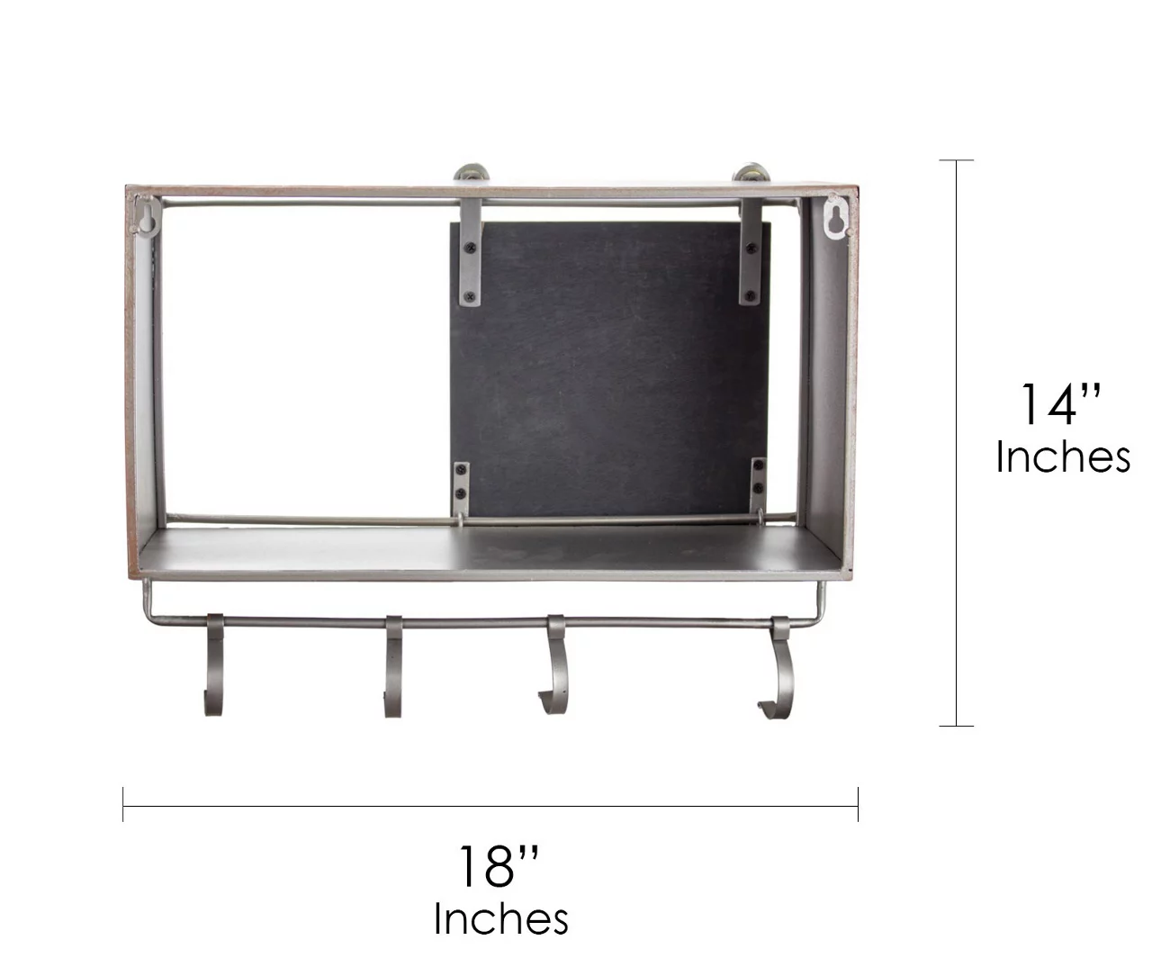 Rustic Sliding Barn Door Storage Rack 7 Rustic Sliding Barn Door Storage Rack - Image 7