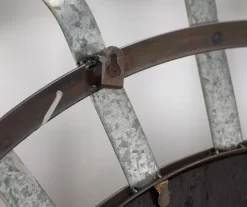 Rustic Round Shelf Organizer -Home Decor Store 810509320 4