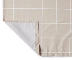 Taupe Ronan Valance & Tier 3-Piece Curtain Set -Home Decor Store 810511104 2