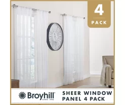 Broyhill Perfect Sheers 4-Piece Curtain Panel Set -Home Decor Store 810511112 5