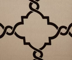 Sereno Fretwork Khaki Light-Filtering Grommet Curtain Panel, (84") -Home Decor Store 810518000 810518001 810518002 6 1