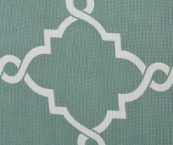 Sereno Fretwork Seafoam Light-Filtering Grommet Curtain Panel, (63") -Home Decor Store 810518004 810518005 810518006 6