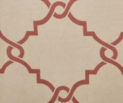 Sereno Fretwork Beige & Spice Light-Filtering Grommet Curtain Panel, (84") -Home Decor Store 810518031 810518032 810518034 6