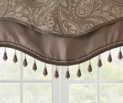 Valerie Beaded Rod Pocket Valance -Home Decor Store 810518036 3