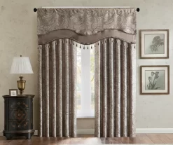 Valerie Beaded Rod Pocket Valance -Home Decor Store 810518036 4