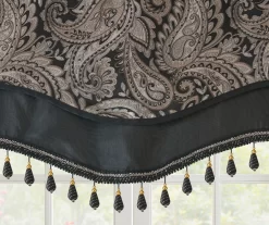 Valerie Beaded Rod Pocket Valance -Home Decor Store 810518059 3